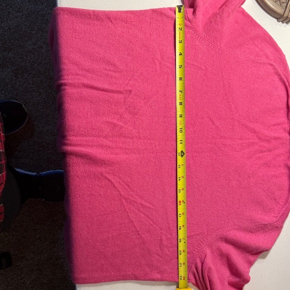 Talbots Bright Pink V-Neck Sweater - Picture 3 of 3